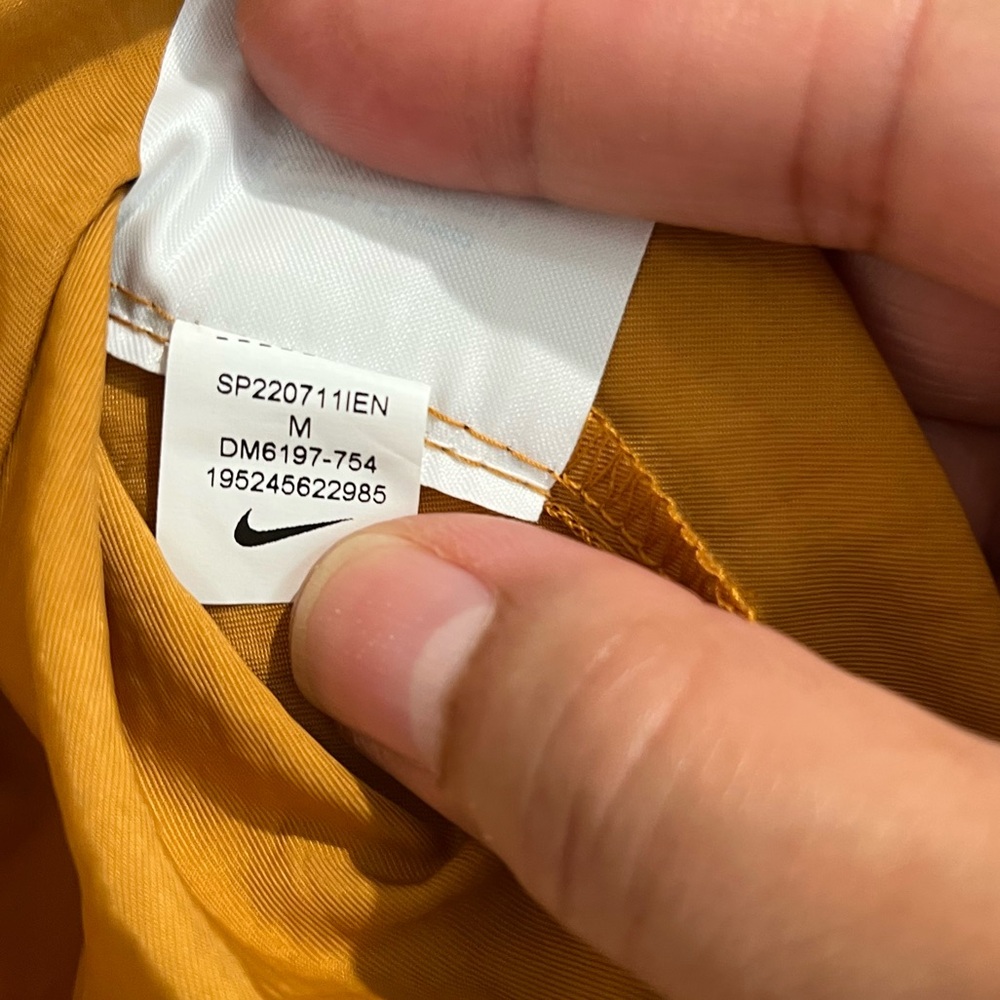 Nike Swooshwear Nylon‎ Desert Ochre/Orange Dress Sz. M NWT - Picture 9 of 13